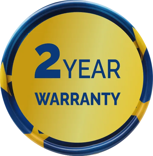 2-year warranty